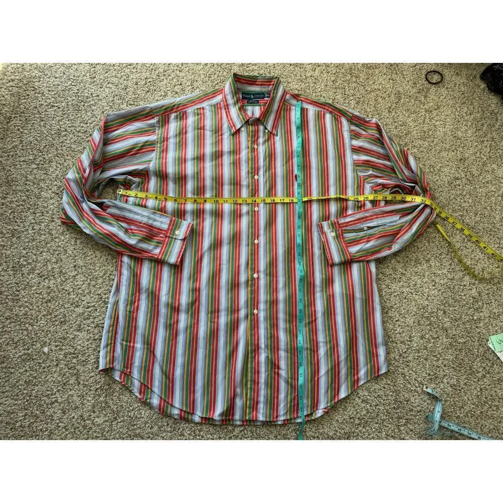 POLO by Ralph Lauren Button up, Long Sleeved, collared shirt size XL, BLAKE